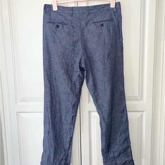 100% Linen Baird McNutt Murano Alex Fit men's pants, 34x30 - Picture 6 of 6
